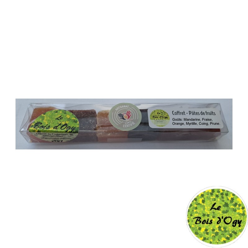 BOGY Pâtes de Fruits Coffret 6 morceaux
