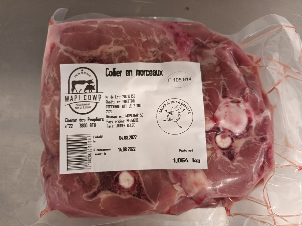 BOH-Collier d'agneau