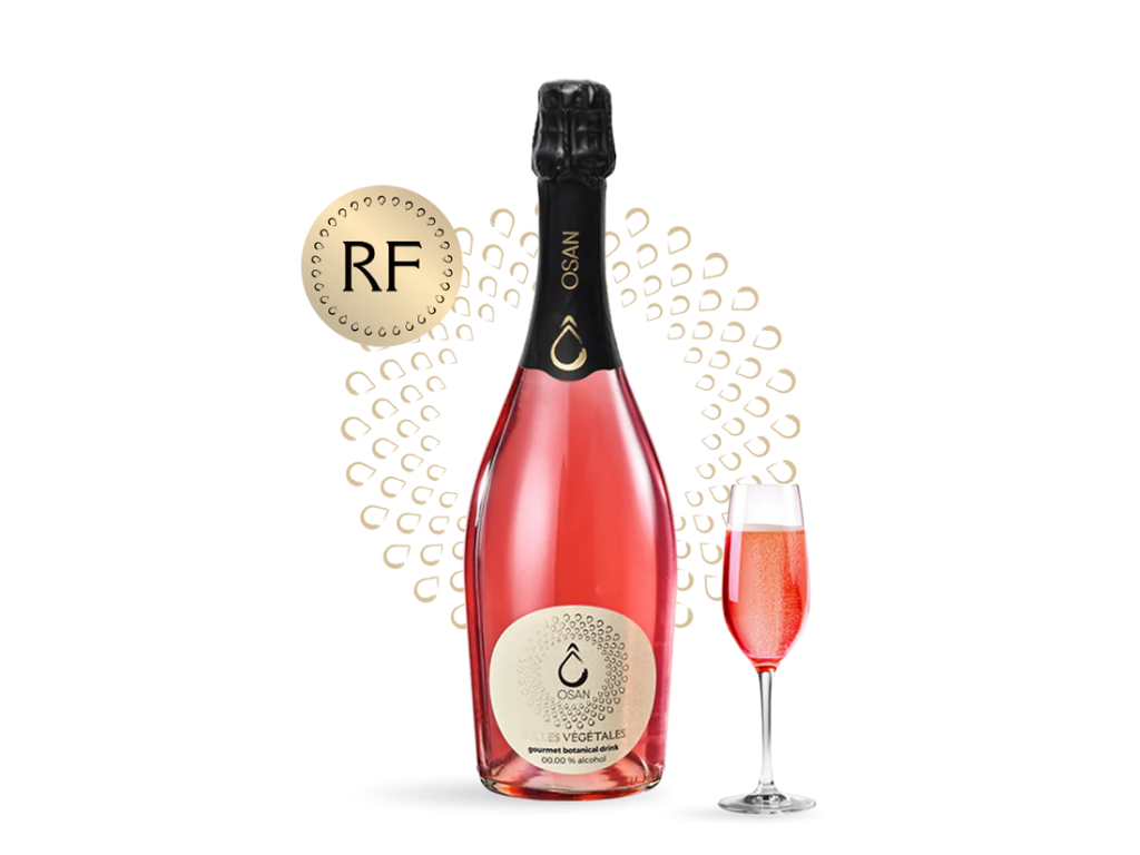 GGS Vin pétillant sans alcool Framboise -Romarin- Poivron