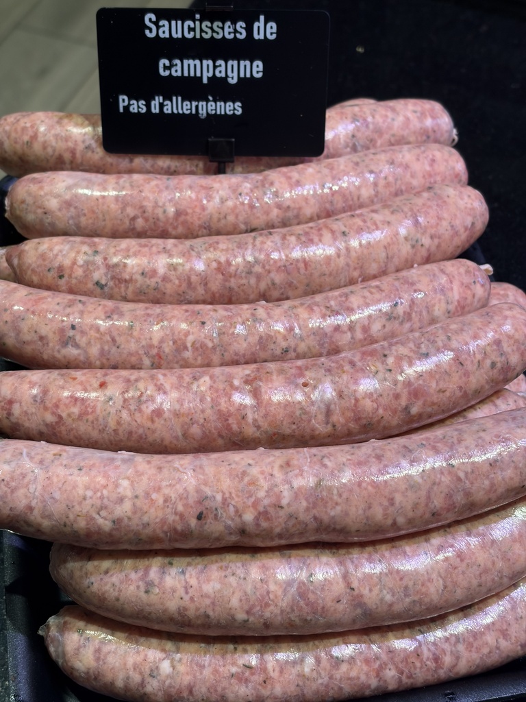 BGS saucisses de campagne