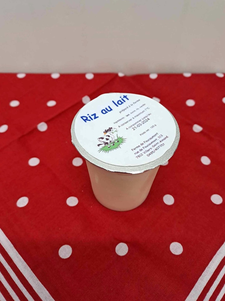 FOU Riz au lait (500 g)