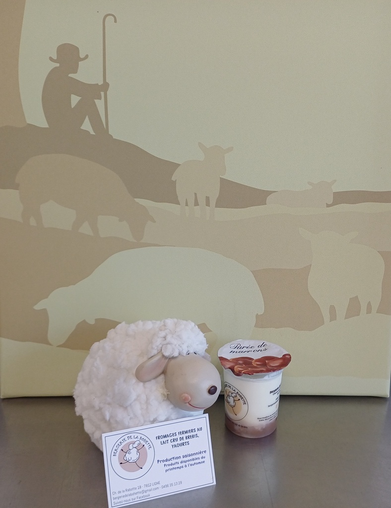 BOH Yaourt de brebis CHATAIGNE/MARRONS