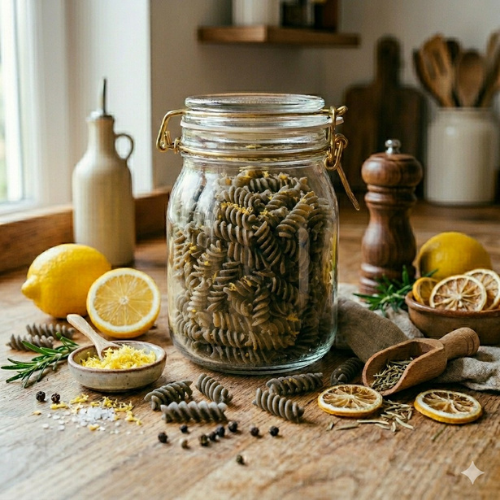 FAT C. Fusilli pâtes sèches au citron et poivre noir