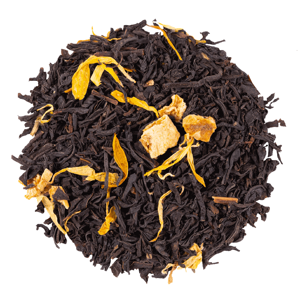 [GGS025] GGS Thé noir " Abricot - Gingembre" (50g sachet éco)