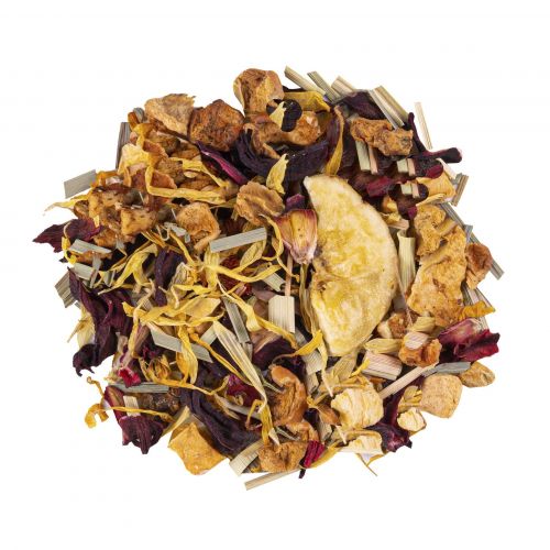 [GGS033] GGS Infusion fruitée "Cocktail citron-exotique (aussi pour ice-tea)" (50g sachet éco)