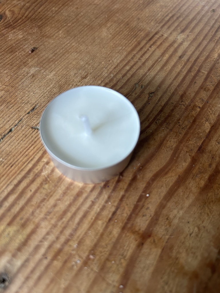 GGC 6 Bougies naturelles chauffe-plat petit format 3,9/1,8cm