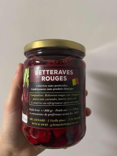 [GLI002] GLI Betteraves rouges