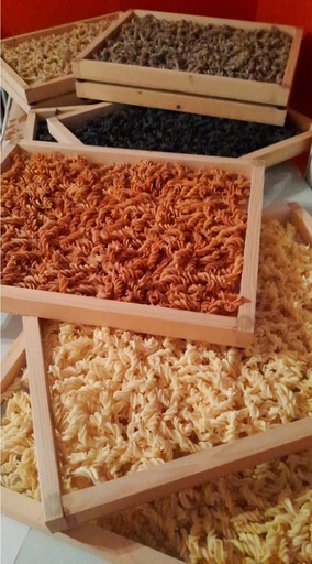 [FAT018] FAT C. Fusilli pâtes sèches Tricolores