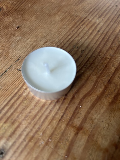 GGC 6 Bougies naturelles chauffe-plat petit format 3,9/1,8cm