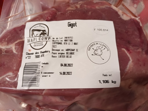 [BOH059] BOH CONGELE -Gigot d'agneau