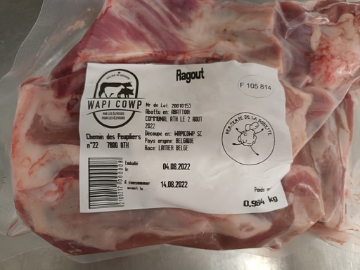 [BOH063] BOH-Ragout d'agneau